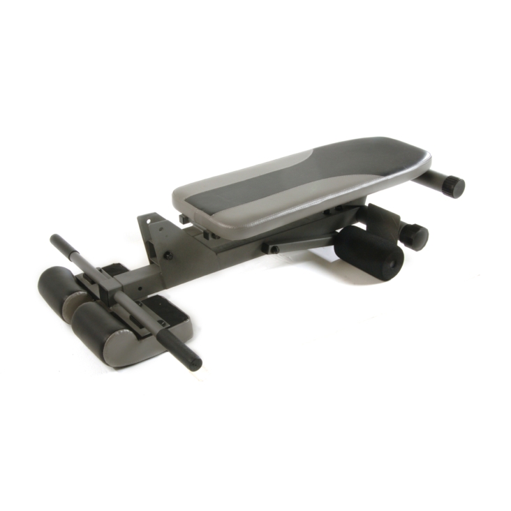 Stamina Ab/Hyper Bench Pro home exercise equipment and space saving