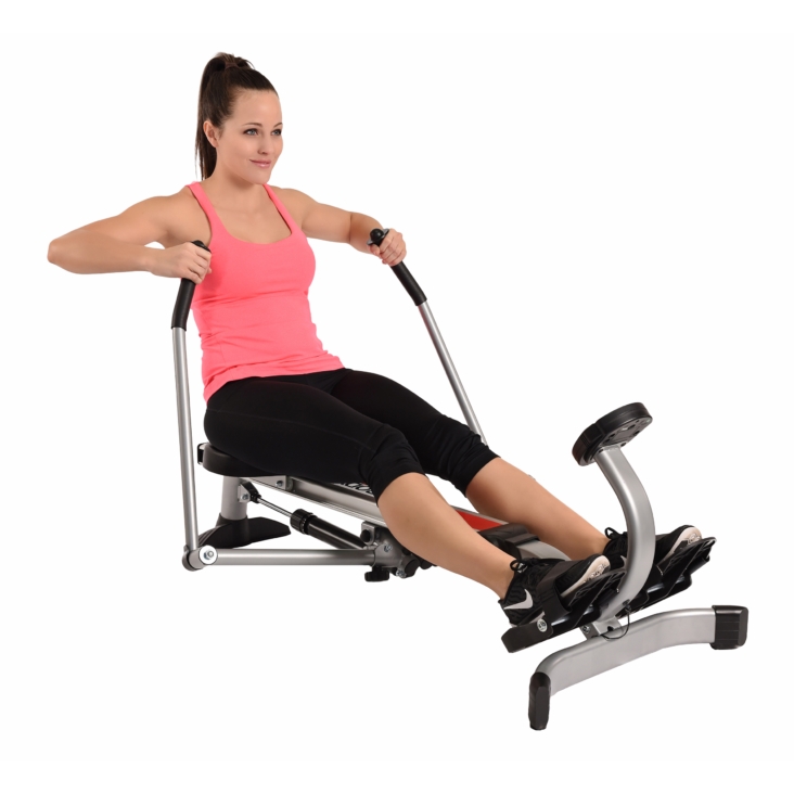 Woman workout on Stamina BodyTrac Glider