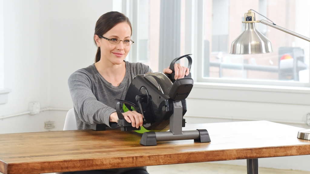 Hand cycling with Wirk Exercise Bike.