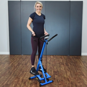 Woman stepping and handle on Upper Body Cords.